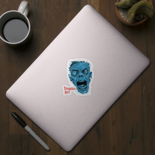 Tooples Art Zombie by TooplesArt